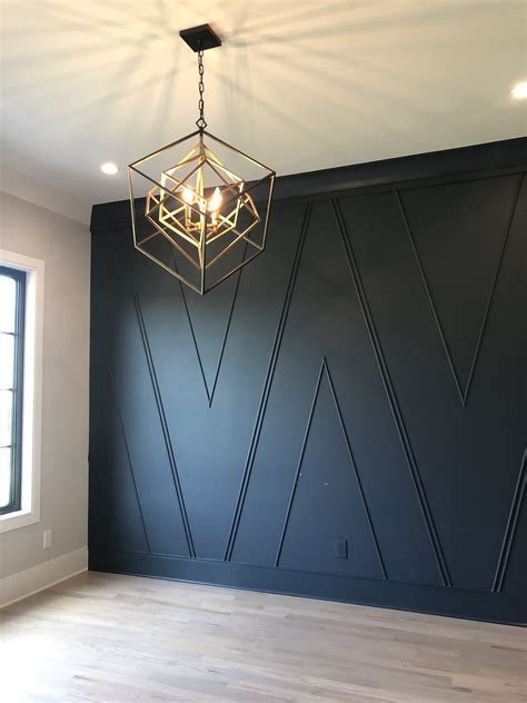 Living Room Panelling, Accent Walls In Living Room, Wall Paneling, Half ...