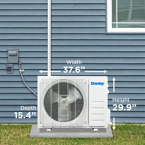 Danby 22000 BTU Mini-Split AC with Heat Pump in White - DAS220GBHWDB ...