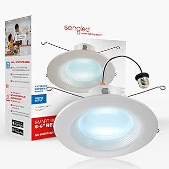 Buy Sengled Smart Recessed Lighting, 5/6" S1 Auto Pairing with Alexa ...