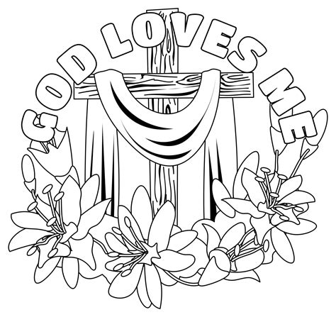 Coloring Pages Love God