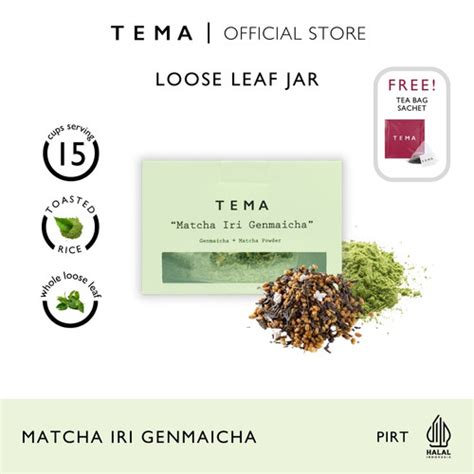 Jual TEMA Tea Jar - Matcha Iri Genmaicha / Genmaicha Green Tea - Kab ...