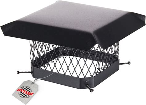 Amazon.com: HY-Guard Galvanized Steel Chimney Cover - HY-C Black ...
