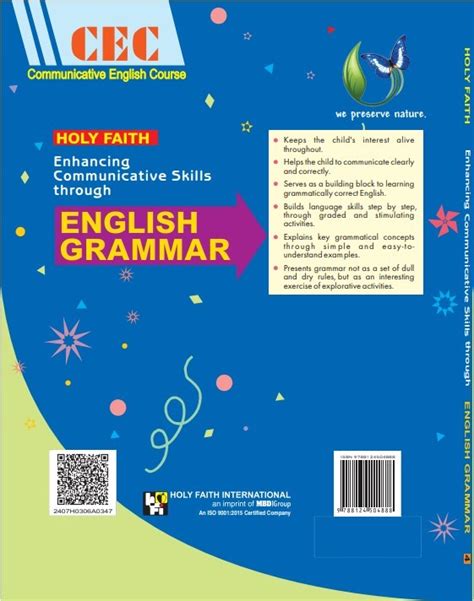 Holy Faith Enhancing Communicative Skills Through English Grammar-4 ...