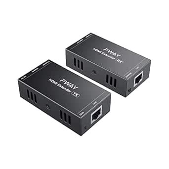 PW-HT202P(POC) HDMI Extender 165ft/50m Lossless Transmission Over ...