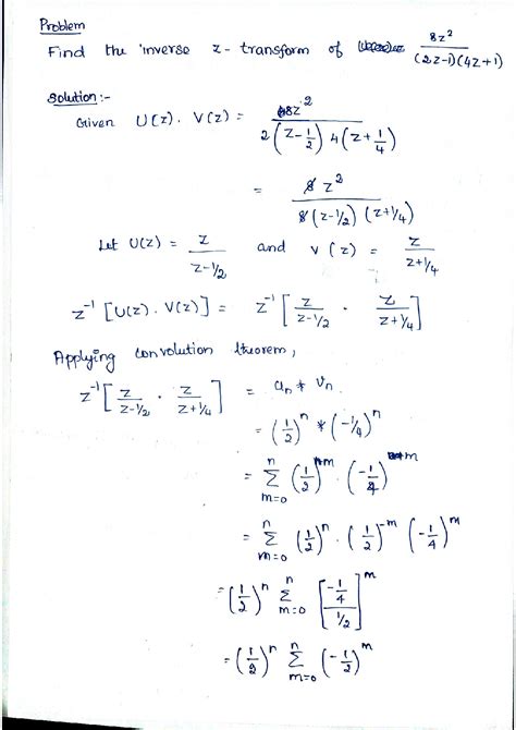 Image result for Convolution Z Transform