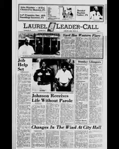 Laurel Leader Call Newspaper Archives, Jun 10, 1985, p. 1