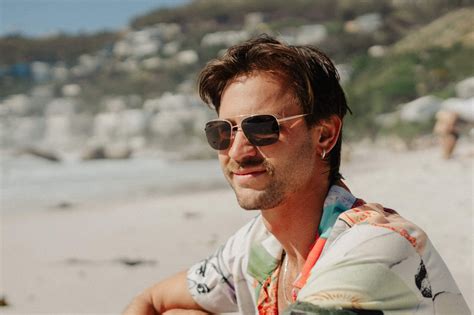 Half Frame Brown Aviator Sunglasses For Men