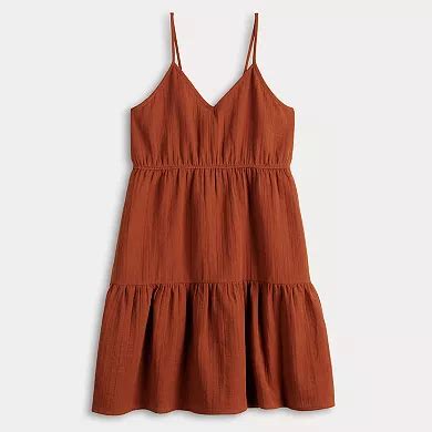Juniors' SO® Tiered Cami Mini Dress