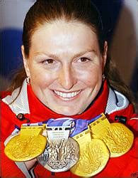 Image result for janica kostelic olympic medals