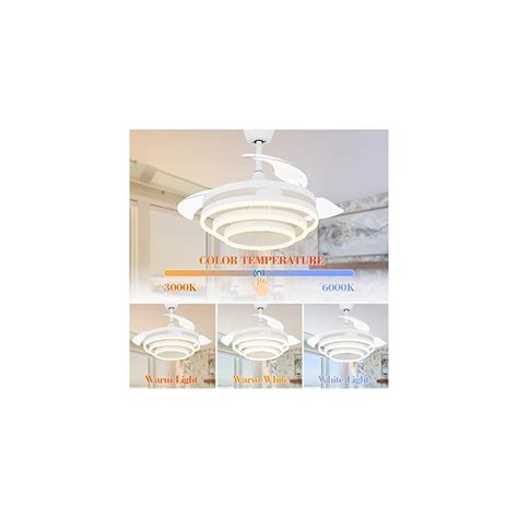 Bella Depot Retractable Ceiling Fan with Lights and | Ubuy India