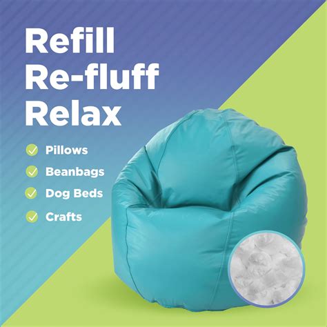 Bean Bag Refill Beads with Poly Fill Beans Polystyrene Filler Beads for ...