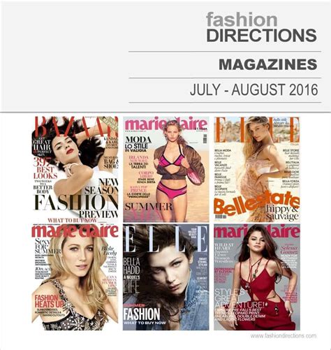 Fashion Magazines Jul-Aug 2016 - Fashion Directions