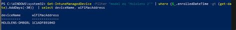 Image result for Powershell Get Mac Command