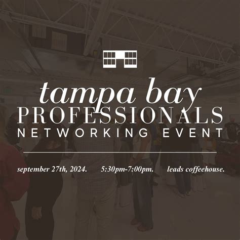 Tampa Bay Professionals Networking Event, 2701 N Himes Ave, Tampa, FL ...