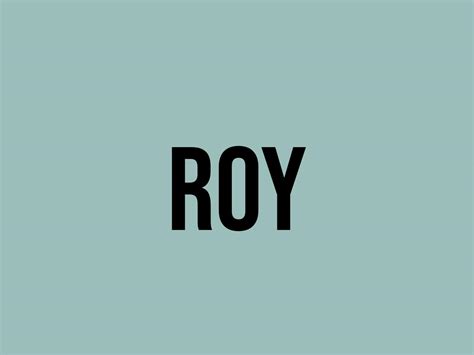 Image result for roy