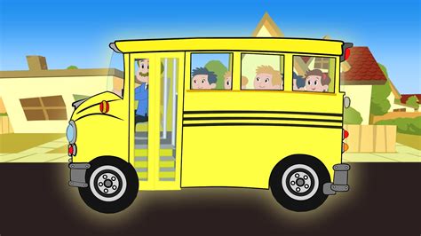 Wheels On The Bus | Classic Nursery Rhyme Sing-along! | Classic nursery ...