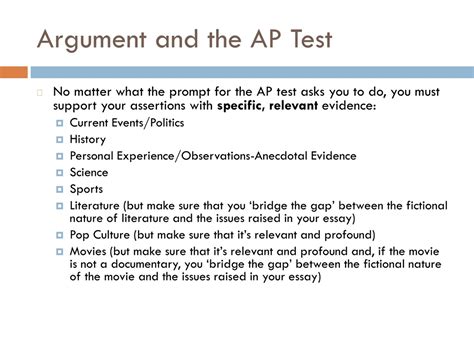PPT - Argument in ap language and composition PowerPoint Presentation ...