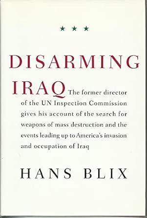 Buy Disarming Iraq Book Online at Low Prices in India | Disarming Iraq ...