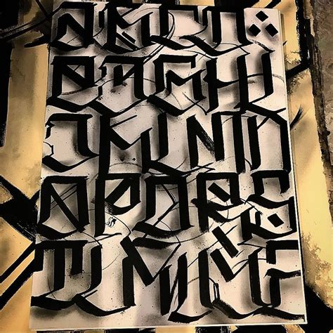 Gang Graffiti Letters