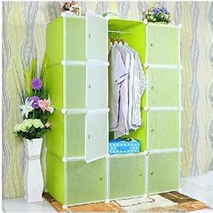 KriShyam ® 12 Cube Portable Waterproof Wardrobe Storage Rack Closet for ...