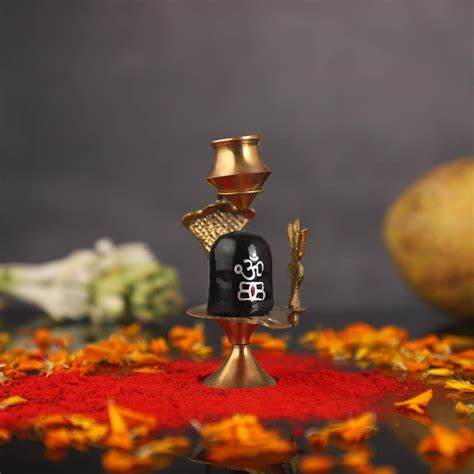 Buy Hashcart Shiva Lingam Pooja Items - Brass Shivling Shiva Linga ...