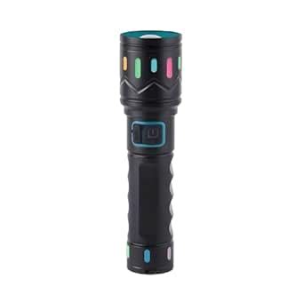 Breewell Aluminum Flashlight 80W LED Rechargeable Torch,120-Minute ...