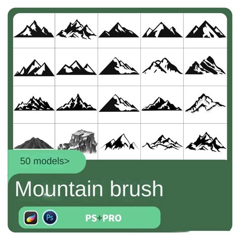 Procreate Landscape Tutorial Mountains 的图像结果