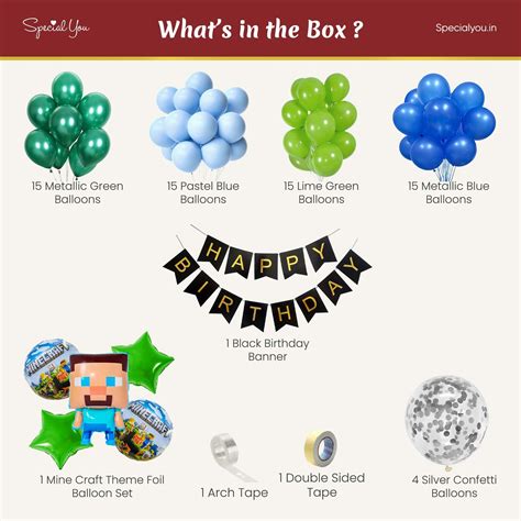 Minecraft Theme Birthday party
