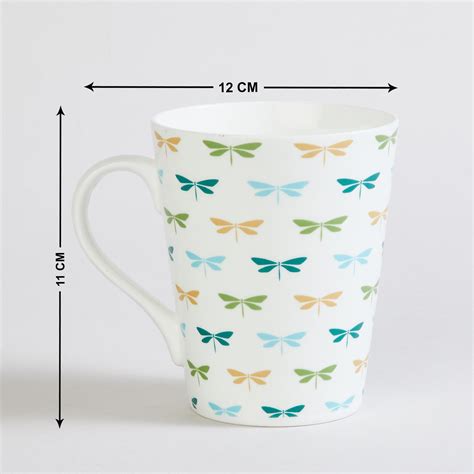 Buy Corsica Dragonfly Bone China Printed Milk Mugs - 340ml from Corsica ...