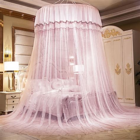 Indoor Bed Canopy Mosquito Net with Double-layer Luxury Top Easy ...