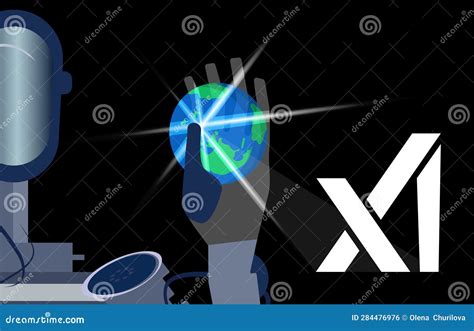 Robot and XAI Inscription. . Elon Musk Founded XAI Editorial Photo - Illustration of unrave ...