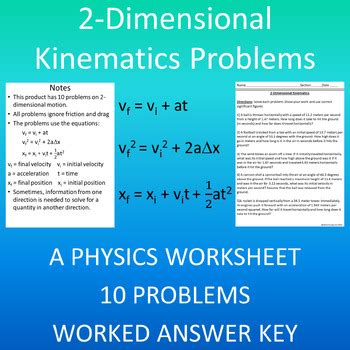 Image result for Kinematics Example Problems 2D