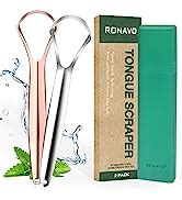 RONAVO Tongue Scrapers for Children & Adults Cure Bad Breath.Stainless ...