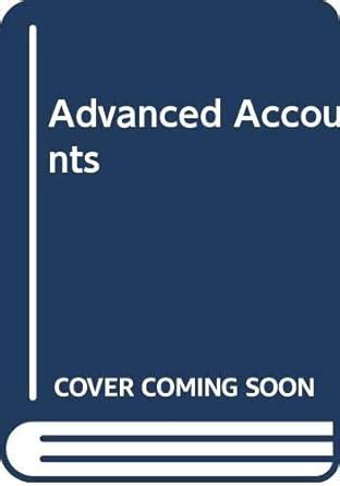 Buy Advanced Accounts Book Online at Low Prices in India | Advanced ...