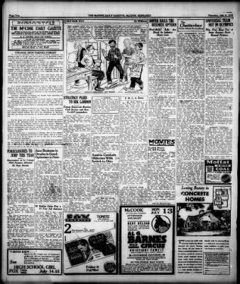 The McCook Daily Gazette from McCook, Nebraska on July 9, 1936 · 2