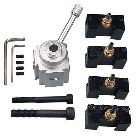 GDHXW H-055 Type Quick Change Tool Post Set For Mini Lathe Steel ...