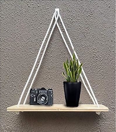 Wazdorf Wood Wall Hanging Shelf, Real Pine Wood Floating Shelves ...