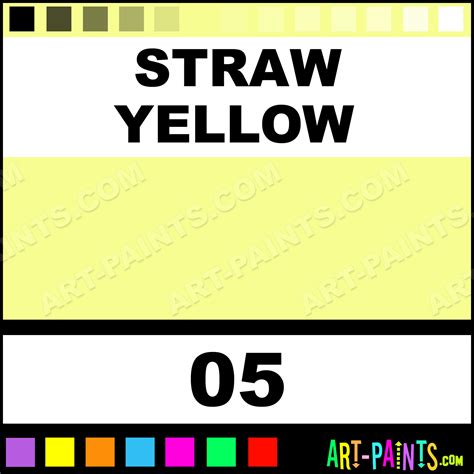 Straw Yellow Artist Watercolor Paints - 05 - Straw Yellow Paint, Straw ...