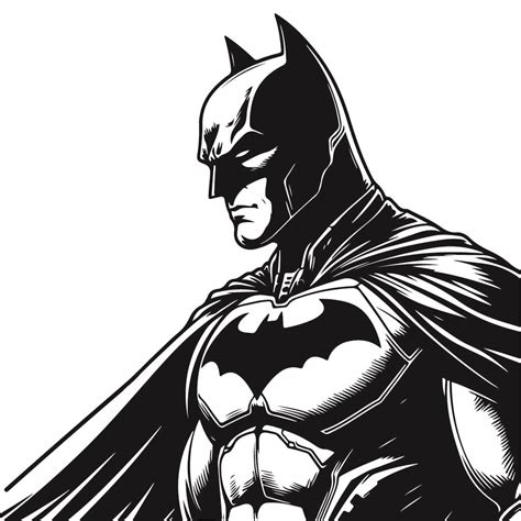 Clipart De Batman En Blanco Y Negro 50+ Batman Ilustraciones De Stock,