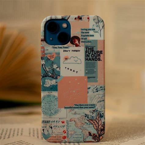 Blue Brown Poster Phone Case | Designer Back Cover – Still Accessories