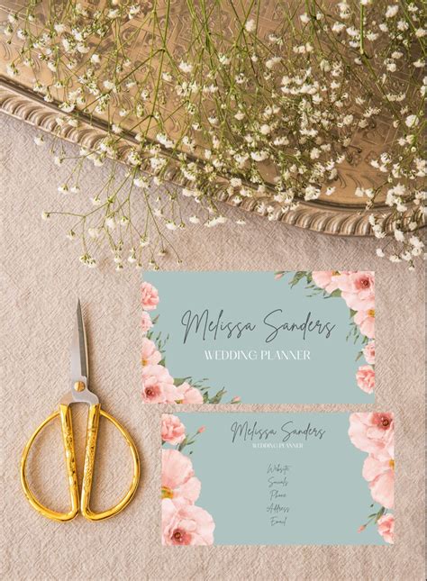 Wedding Planner Business Cards 的图像结果