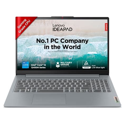 Lenovo IdeaPad Slim 3, Intel Core i5-12450H, 12th Gen, 16GB RAM, 512GB ...