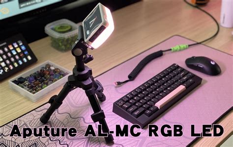 Aputure AL-MC 4-Light Travel Kit 撮影照明ライト RGBWW CRI96 3200K-6500K 無段階調光 ...