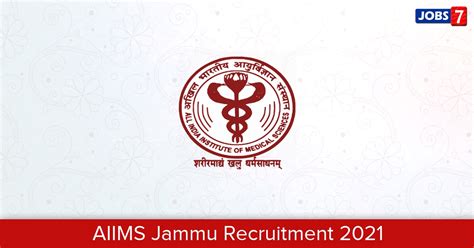 AIIMS Jammu Recruitment 2025: Jobs in AIIMS Jammu | Apply @ www ...