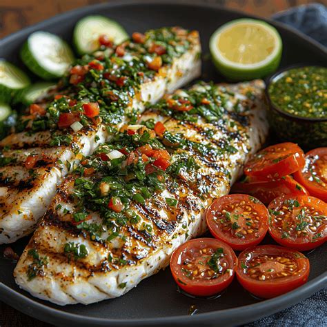 Chermoula Grilled Sea Bass Recipe