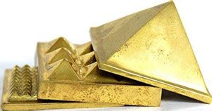 Timeshopee Metal Pyramid Vastu Wish Multilayered 1 Inches Decorative ...