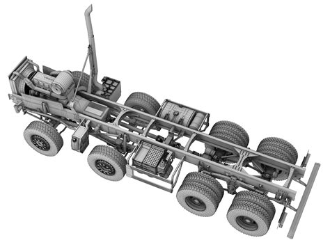 Camión Chasis 8X4 Modelo 3D $95 - .max .fbx .obj .ma .c4d - Free3D