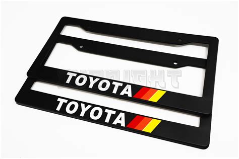 Toyota License Plate Frame – Midnight Japan