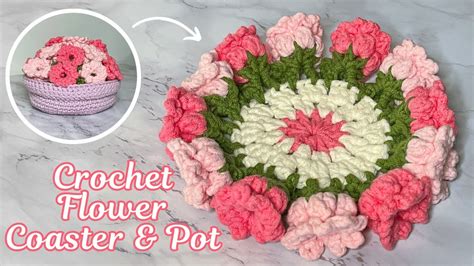 Crochet Coaster Tutorial 的图像结果