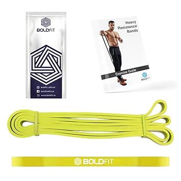 Boldfit Heavy Resistance Band for Exercise & Stretching, Pull Up Band ...